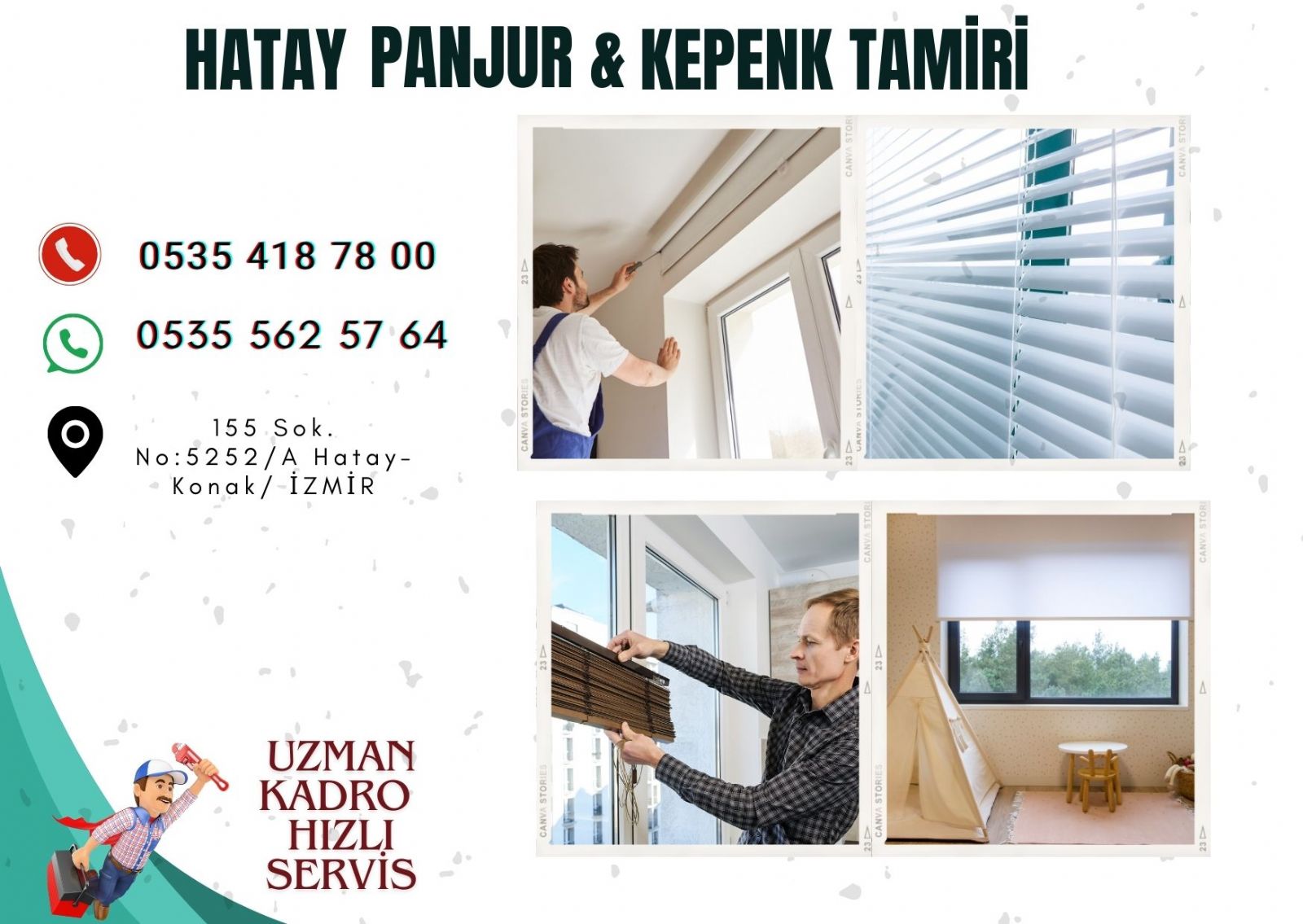 Hatay Panjur Kepenk Tamiri